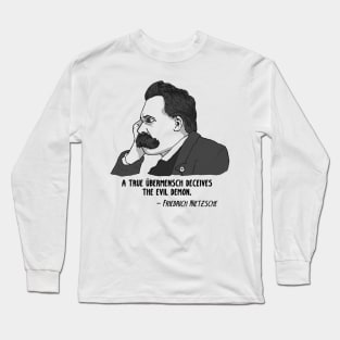 Nietzsche's Demon Long Sleeve T-Shirt